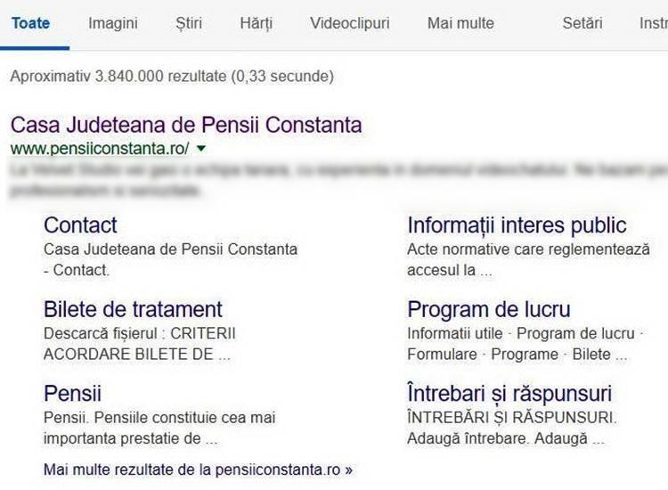 Mesaj halucinant pe site-ul Casei de Pensii Constanţa: 'Vei găsi o echipă tânără, cu experienţă în domeniul videochatului'