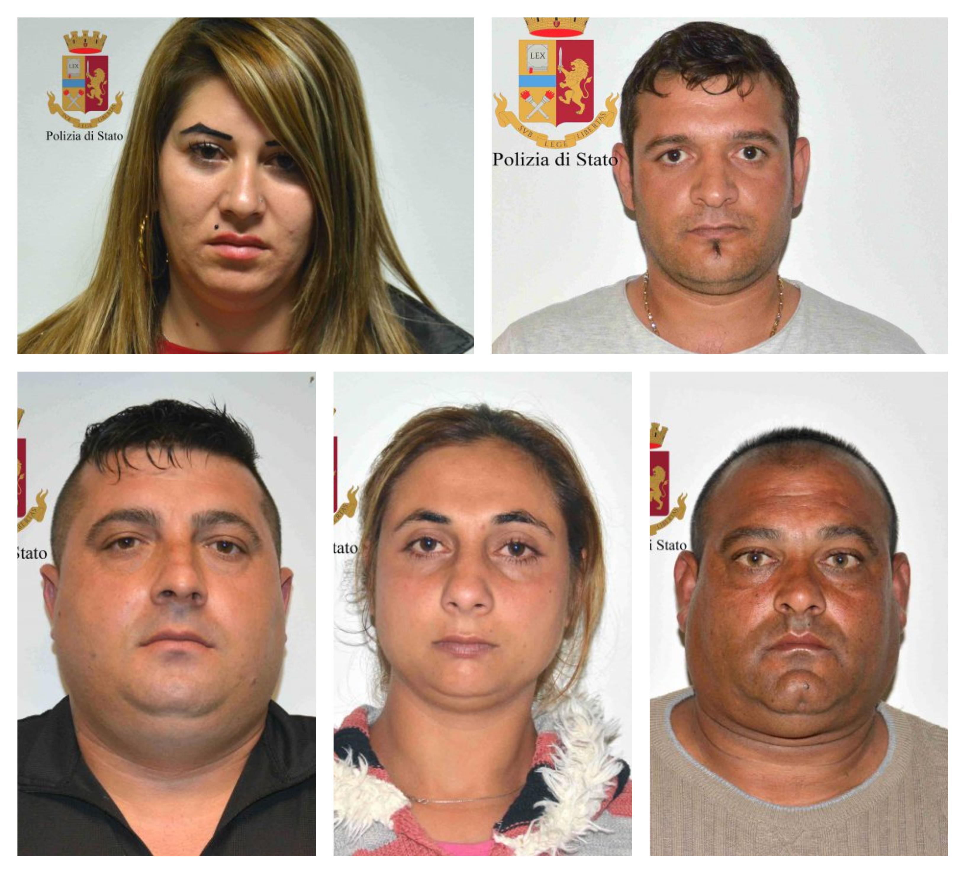 Cei cinci romani sunt acuzati ca au vandut mai multi romani ca sclavi in Italia