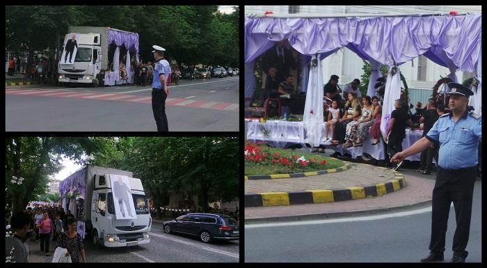 Maneliştii au cântat lângă sicriu până la cimitir. Înmormântarea lui Paris a blocat traficul în Focşani