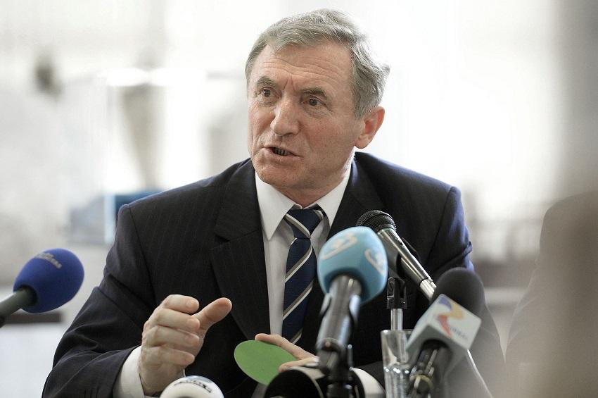 Augustin Lazăr, la o conferinţă de presă