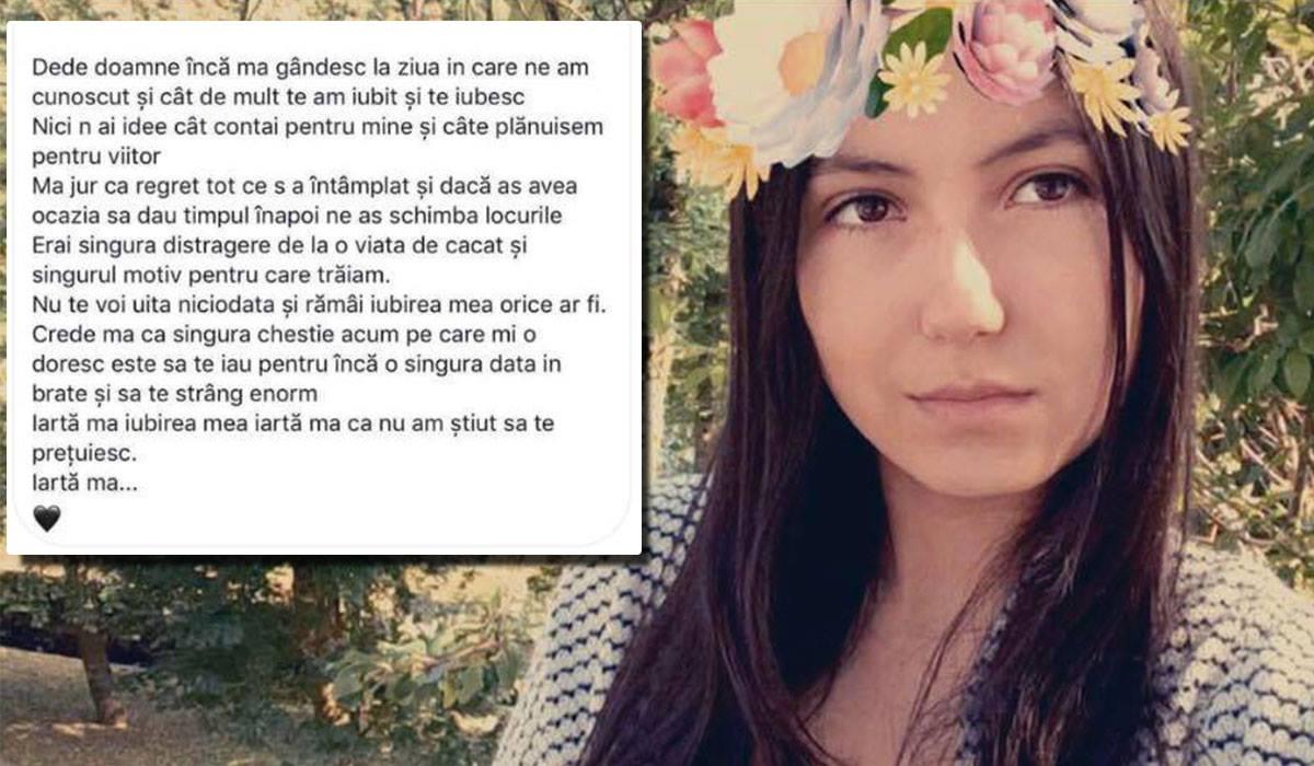 Adolescentul din Craiova care şi-a ucis iubita într-un accident a postat un mesaj pe Facebook