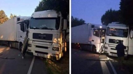 Un șofer român de TIR, prins la furat motorină, a fost pedepsit de șoferi