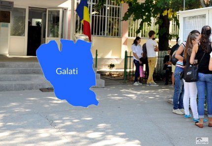 Harta cu rezultatele la Bac 2018 în judetul Galati