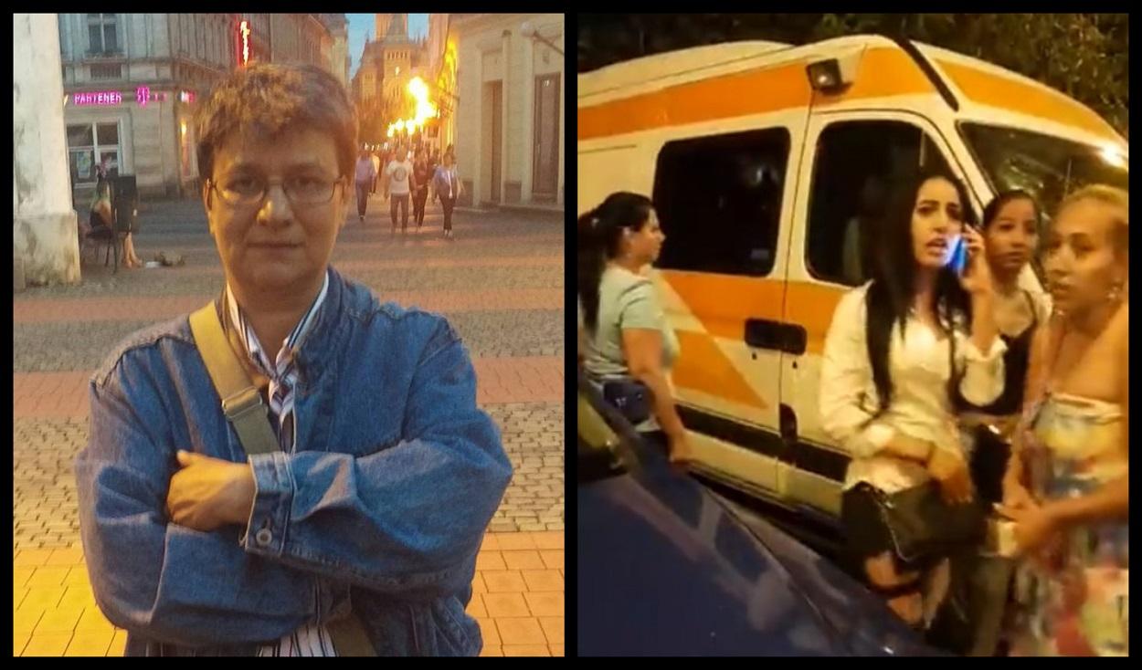 Prima reacţie a scriitoarei bătute în ambulanţă, bănuită că fură copii: "O femeie a stins ţigara pe obrazul meu"