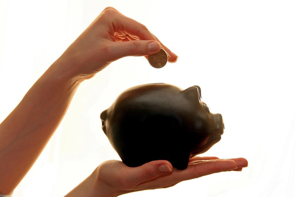 Pusculiţă cu bani Puşculiţă cu 50 de bani