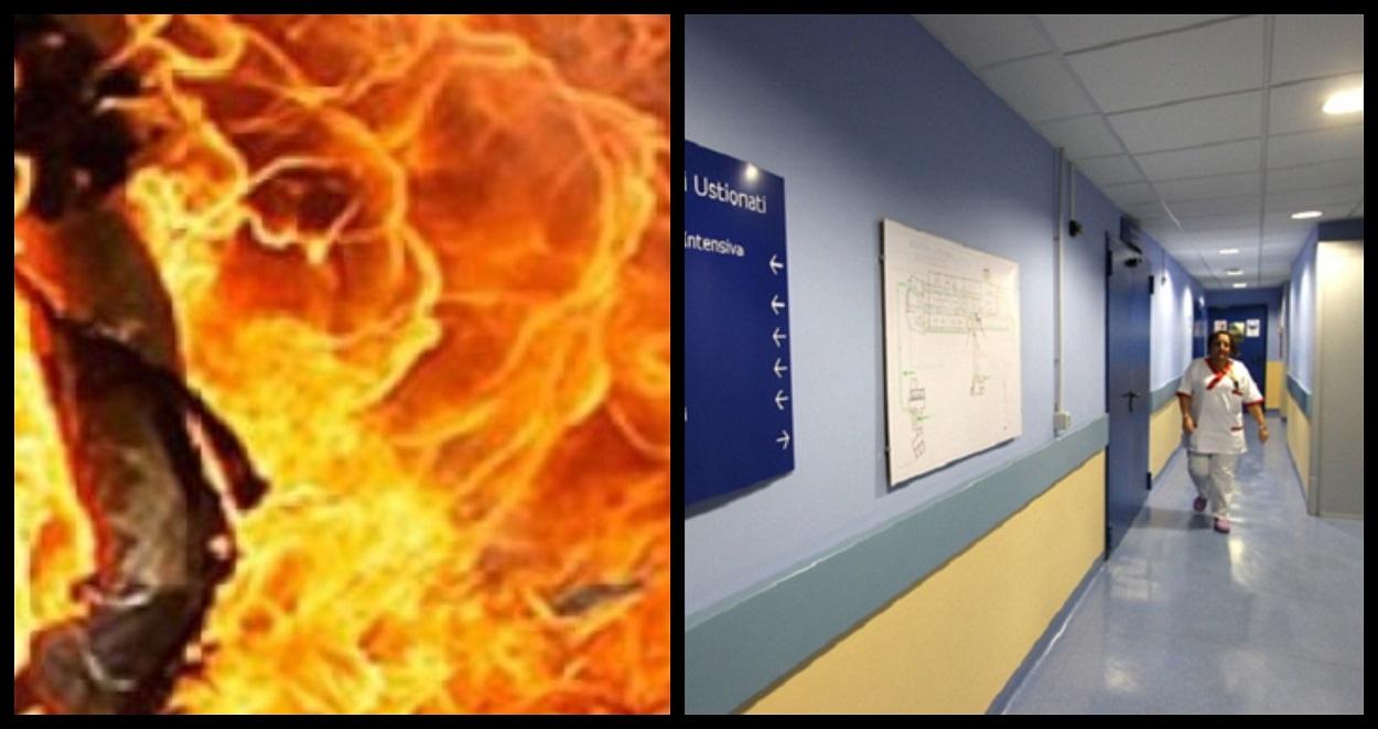 Scene şocante în Italia. O româncă şi-a dat foc şi a ars ca o torţă după ce s-a stropit cu spirt. Femeia este în comă
