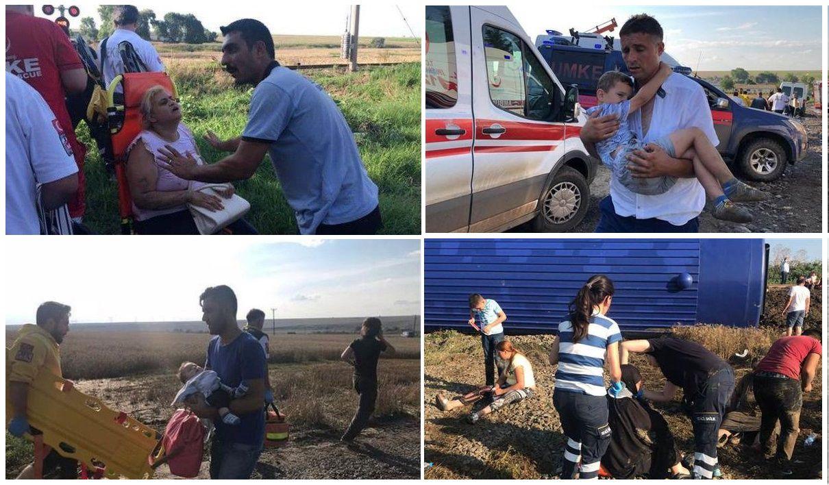 Operațiune de salvare la trenul deraiat