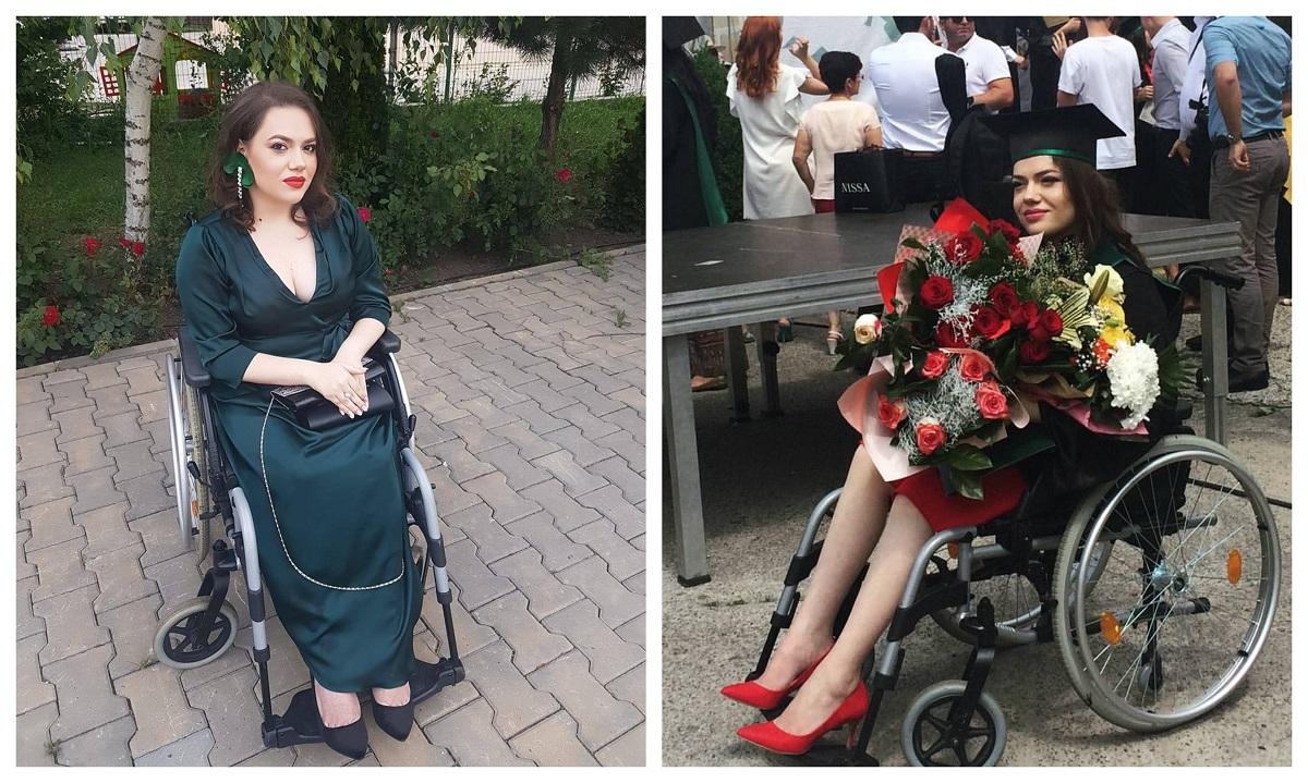 Andreea Nechita, tânăra care salvează vieţi în căruţul cu rotile, umilită pe aeroportul din Iaşi