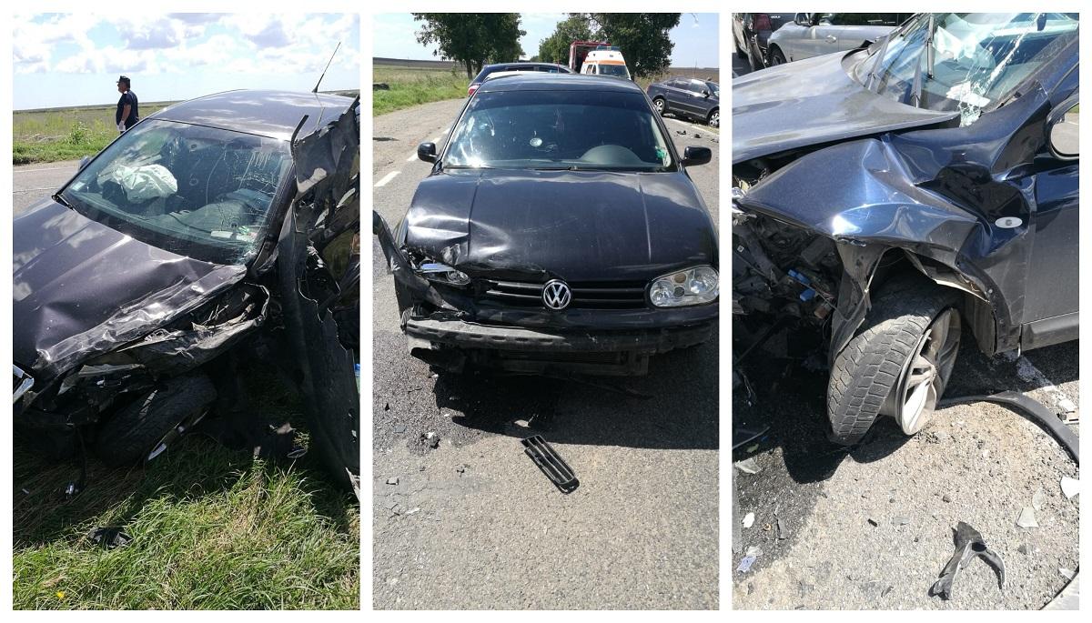 Accident din cauza pepenilor la Constanţa. 12 oameni au fost răniţi în carambol