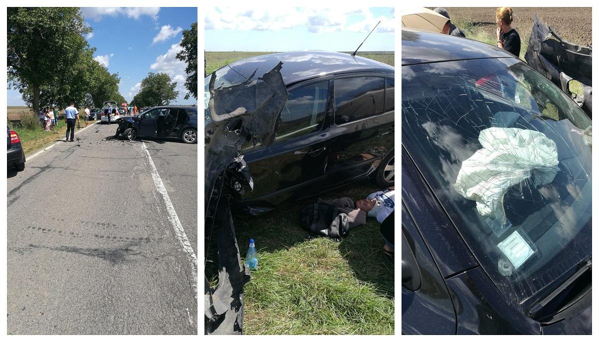 12 oameni au fost raniti in urma unui accident din cauza pepenilor la Constanta