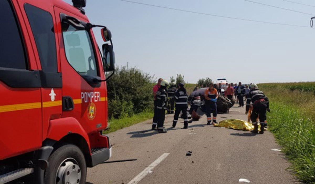 Accident cumplit cu trei morţi, printre care şi un copil, la Timişoara