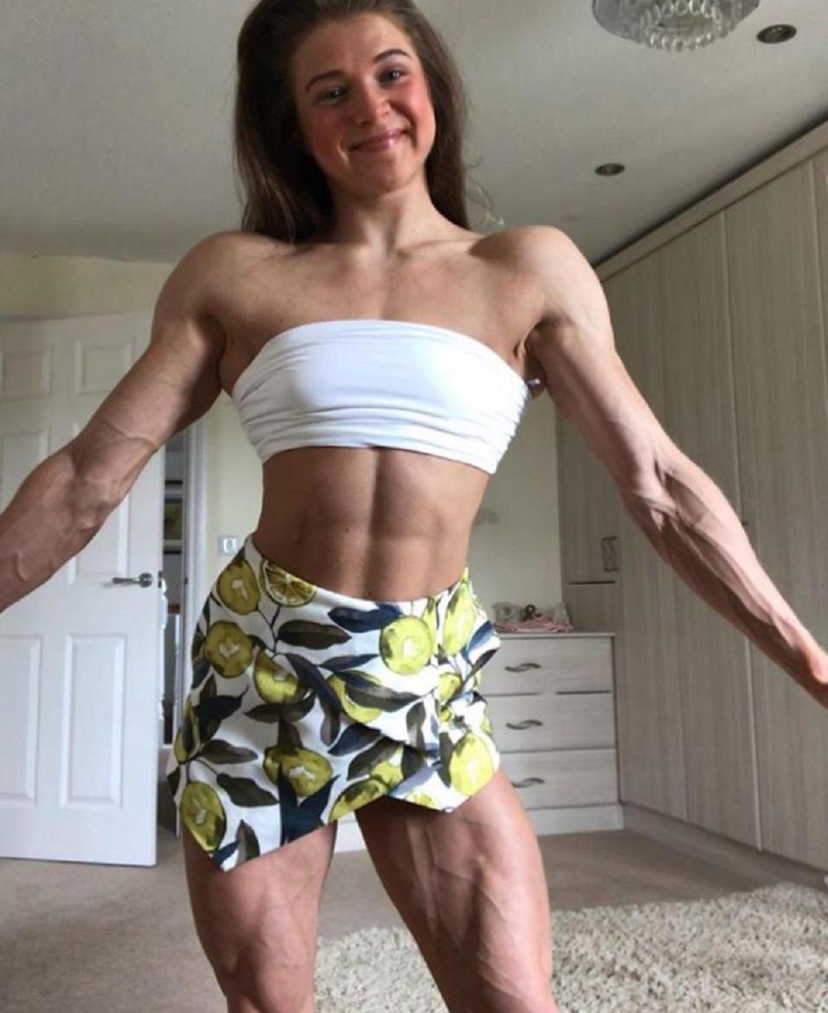 Tânăra anorexică s-a calificat pentru Campionatul Mondial de Culturism