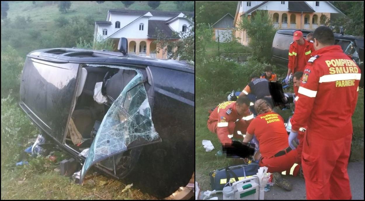 O mamă cu trei copii, printre victimele accidentului din Bistriţa-Năsăud. Medicii încă o resuscitează pe tânăra de 37 de ani