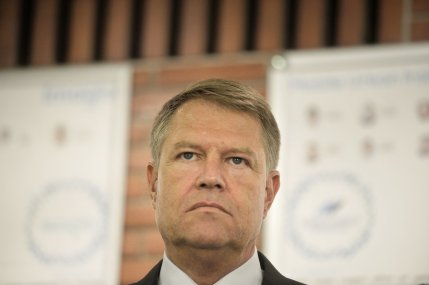 Klaus Iohannis în declaraţii făcute jurnaliştilor