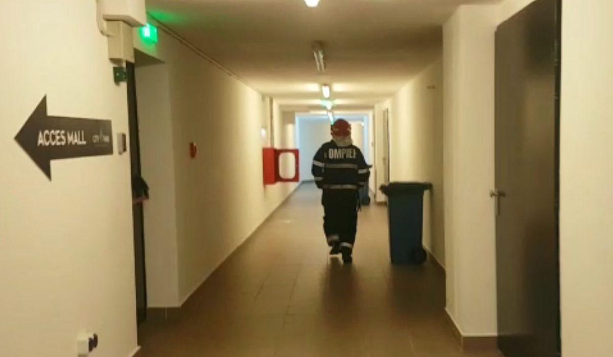 Haos la City Park Mall din Constanta dupa un incendiu