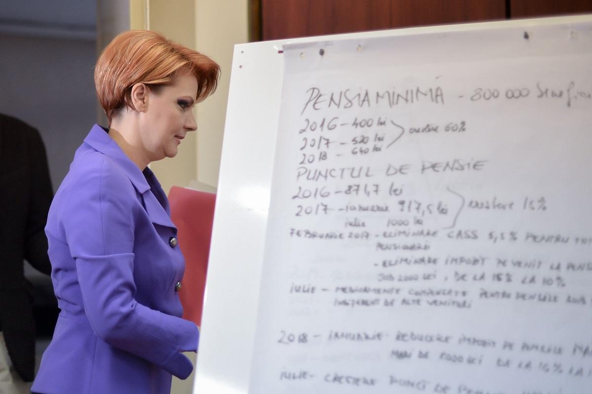 Olguta Vasilescu a prezentat cele mai importante modificari la noua lege a pensiilor