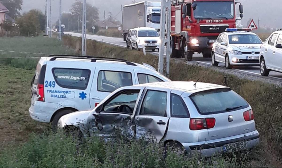 Accident cu o ambulanta la Cluj