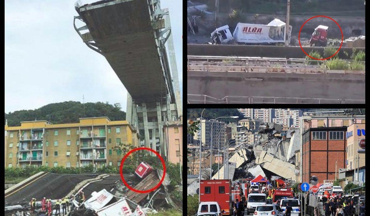 Un TIR încărcat cu 44 de tone de oţel, una dintre cauzele prăbuşirii podului din Genova