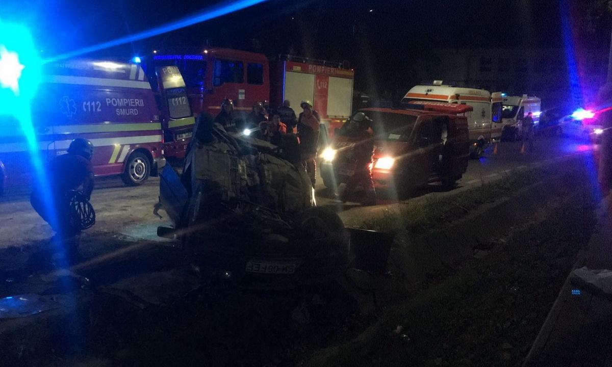 Accident in zona Bradet din Suceava. Trei tineri au murit pe loc