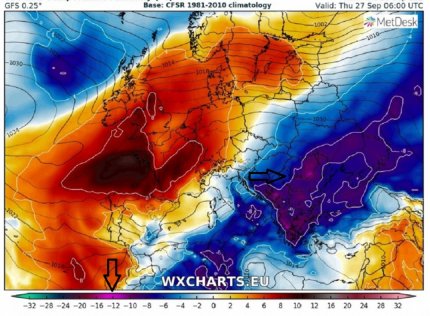 Val de frig arctic in Romania si in Europa