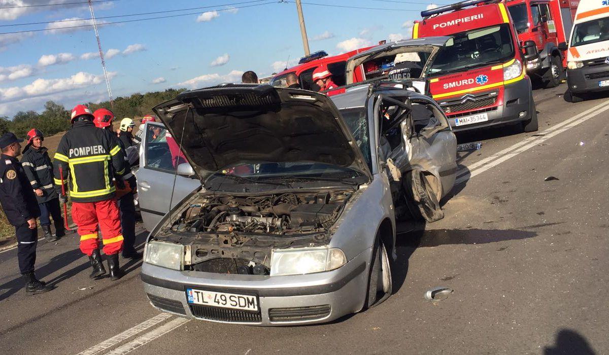 Accident grav la iesire din Constanta catre Valu lui Traian