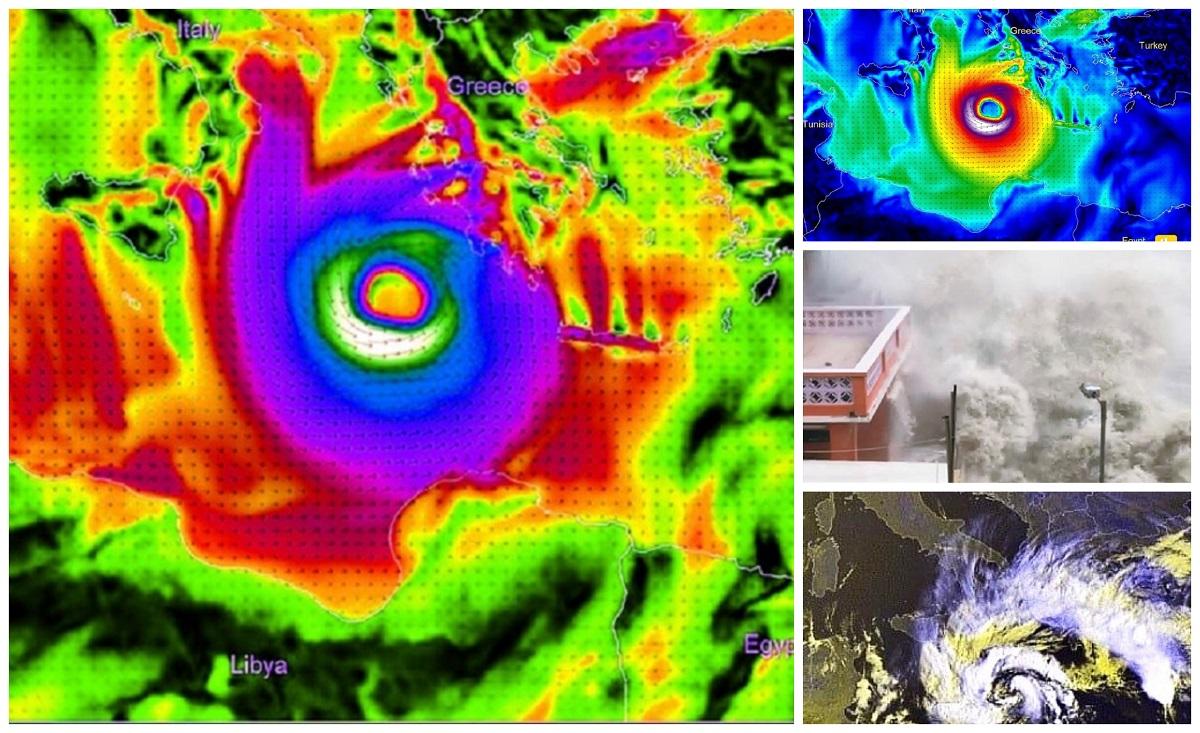 Uraganul Medicane va lovi Italia si Grecia