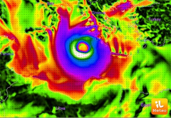 Italia și Grecia, lovite de uraganul Zorbas: va fi cea mai mare furtună formată vreodată în Marea Mediterană