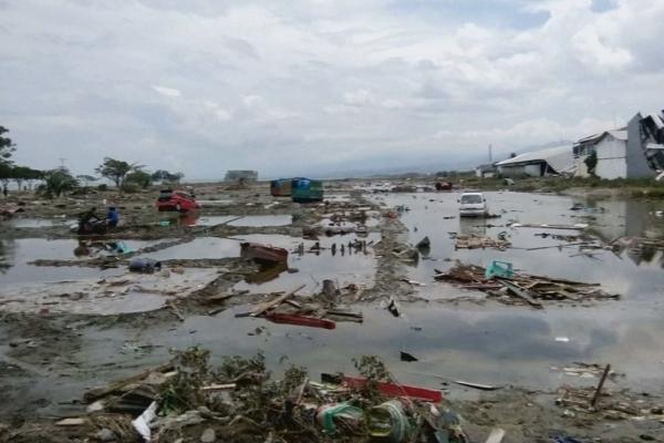 Zonă lovită de tsunami și de cutremur din Palu