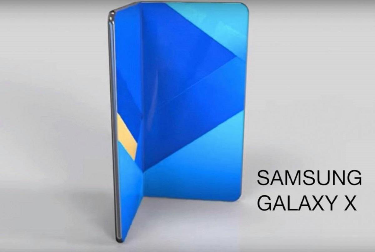 Samsung Galaxy 10, un smartphone pliabil