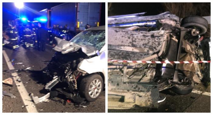 Patru români, morţi într-un cumplit accident în Italia în timpul unei urmăriri