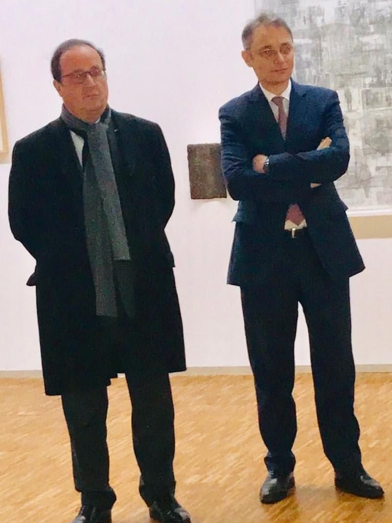 Francois Holllande, in vizita la Atelierul Brâncuși de la Paris
