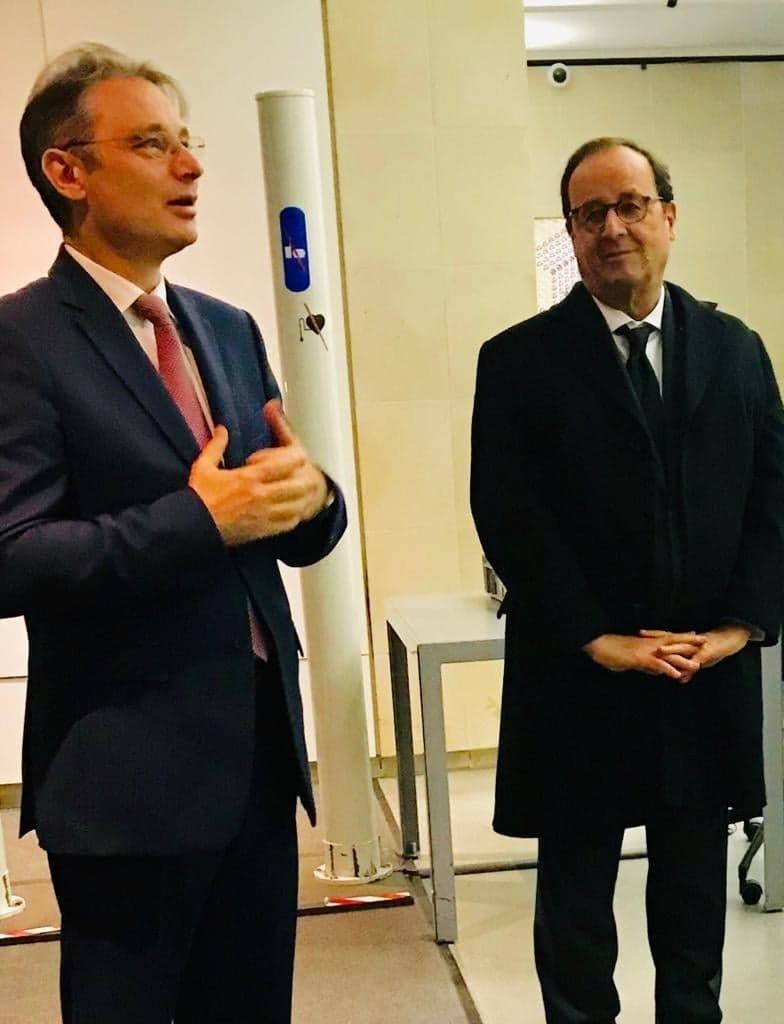 Francois Holllande, in vizita la Atelierul Brâncuși de la Paris