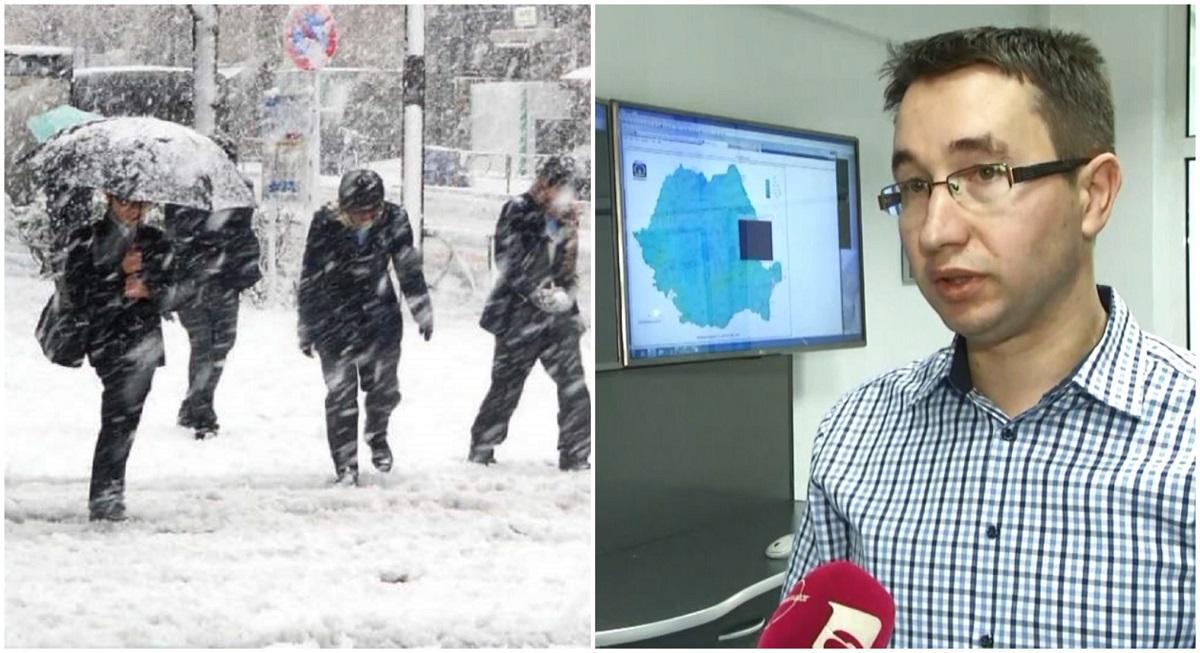 Mihăiţă Huştiu, meteorolog al Administraţiei Naţionale de Meteorologie Meteorologii anunţă că temperaturile încep să crească, zilele următoare, dar revin ninsorile