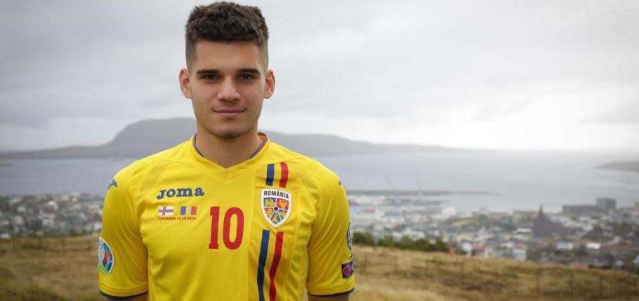 Ianis Hagi, noul număr 10 al naţionalei României la meciurile cu Feroe şi Norvegia Ianis Hagi îl calcă pe urme tatălui său, legendarul Gheorghe Hagi