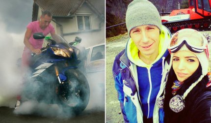 Andrei Farcaş, un motociclist din Haţeg, a murit lângă iubita lui într-un cumplit accident