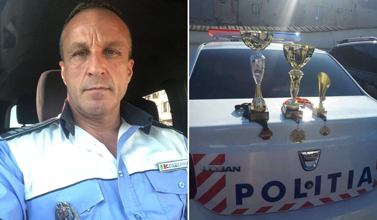 Florentin Corbeanu, poliţist rutier în Craiova, campion la culturism