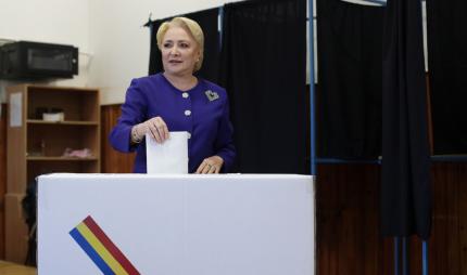 Viorica Dăncilă a votat la alegerile prezidenţiale 2019