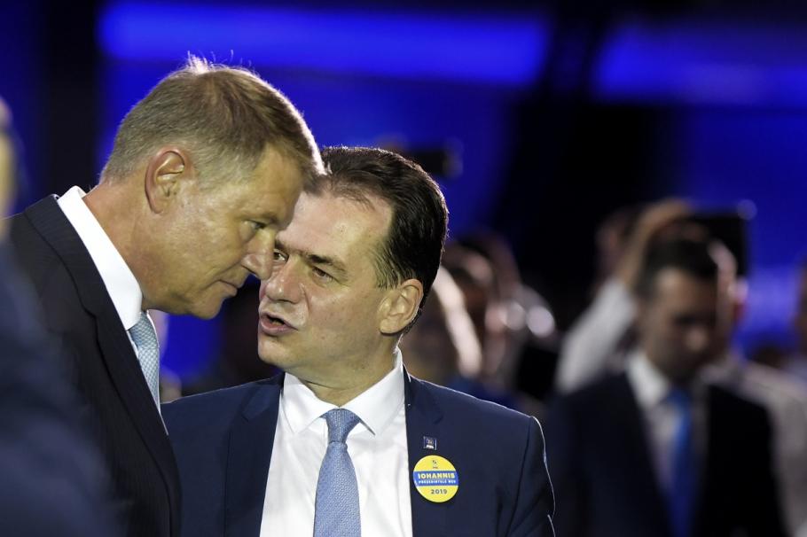Ludov Orban si Klaus Iohannis Ludovic Orban a anun'at ce scor va obţine Klaus Iohannis în turul doi
