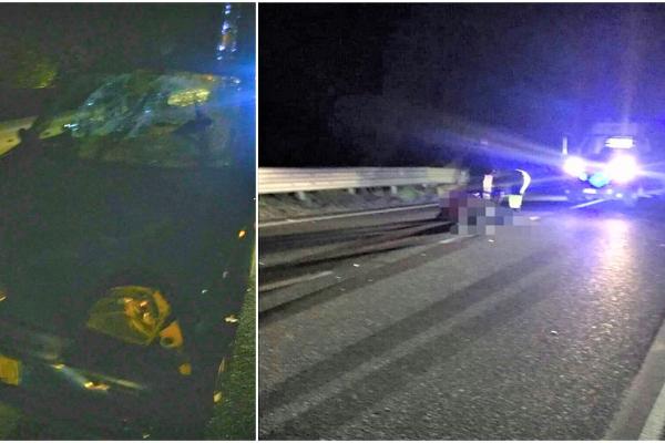 O româncă a murit în Italia, după ce a căzut inexplicabil din maşină, fiind lovită de un alt autoturism
