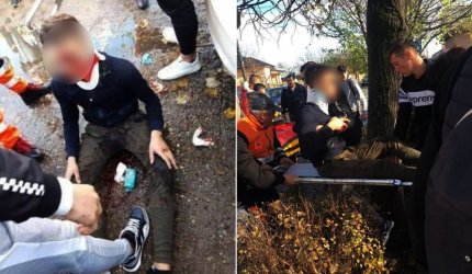 Doi elevi au fost loviţi de o maşină pe trotuar, într-un accident în Caracal