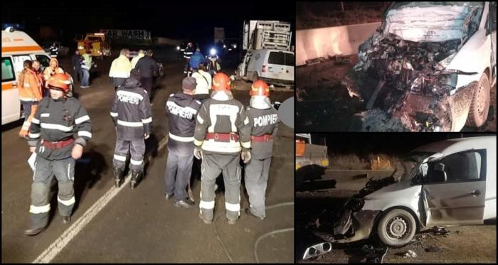 Accident înfiorător în Hunedoara. Doi bărbați, morți sub roțile unui TIR