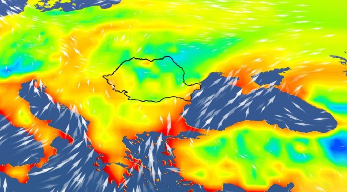 Mâine, în România va pătrunde o masă de aer cald venită din nordul Africii