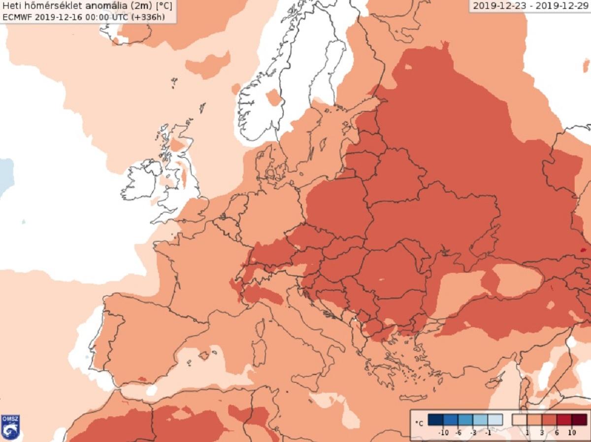 Cald de Crăciun, se răceşte de Revelion