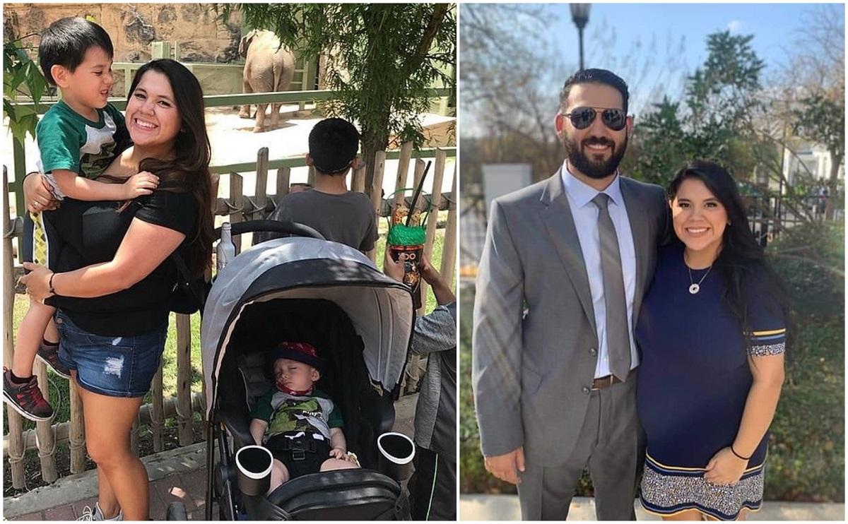 Gabriela era însărcinată în 8 luni cu actualul iubit (Foto dreapta) şi avea doi băieţi (foto stânga)
