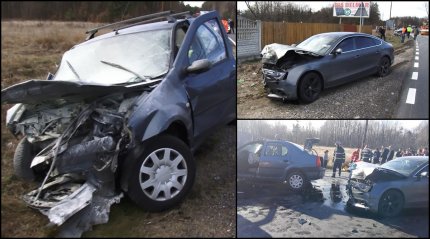 Poliţia nu a putut stabili, până la această oră, care dintre şoferi este vinovat de producerea accidentului