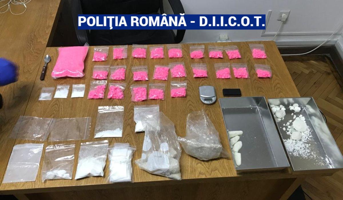 Drogurile au fost confiscate de procurorii DIICOT, în Brașov