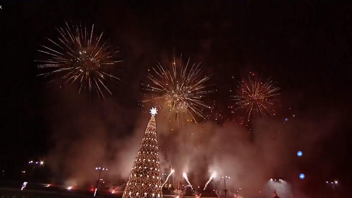 Artificii de Revelion 2020 în Piața Constituției din București