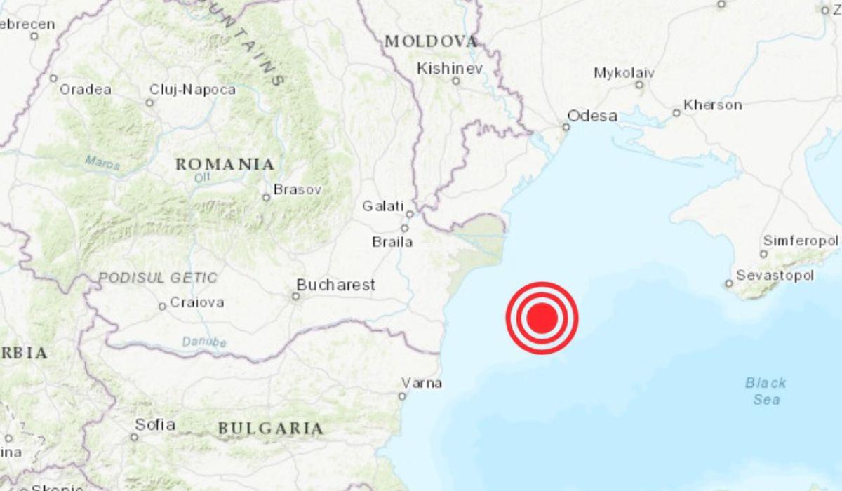 Cutremur în Marea Neagră pe 4 decembrie, înregistrat de INFP