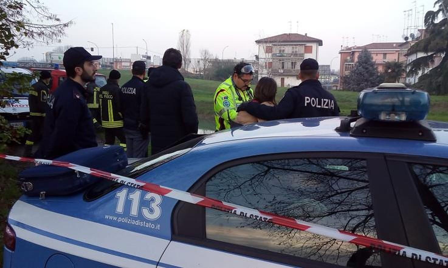 Locul tragediei Locul unde românca a fost găsită moartă în Italia