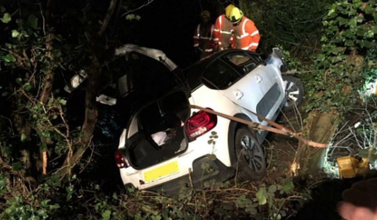 Maşina prăbuşită într-o râpă a fost localizată cu Snapchat